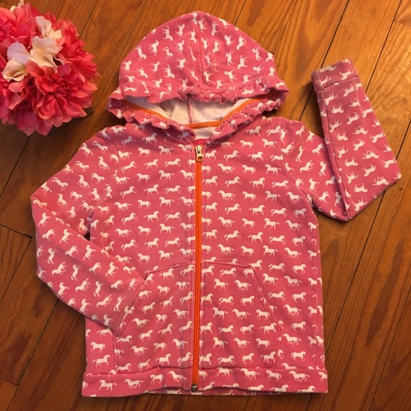 Garnet Hill Other - Garnet Hill Horse Equestrian Zip Up Sweatshirt